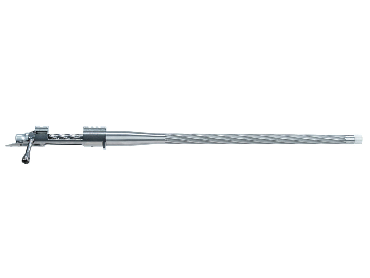 Barreled Action - 22 Creedmoor - Steel Spiral Fluted