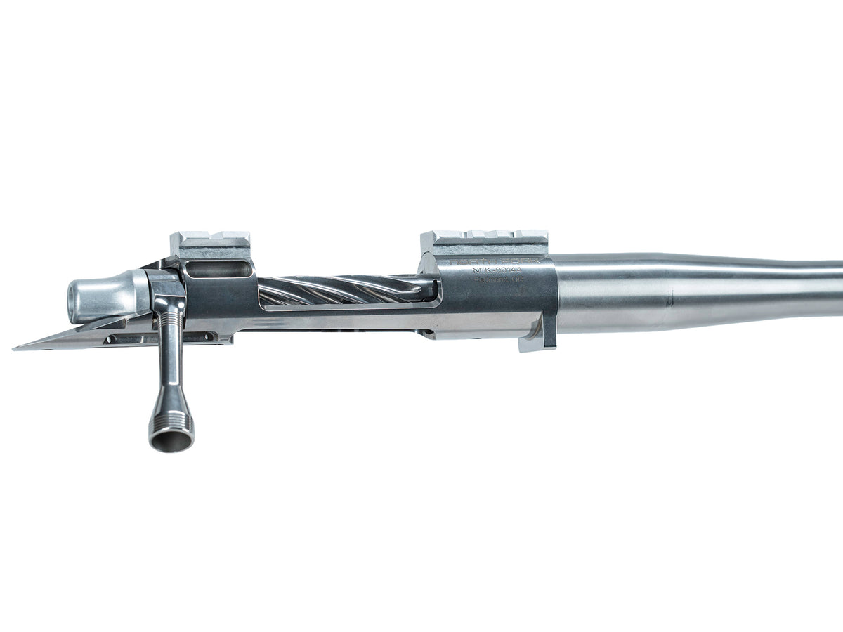 Barreled Action - 22 Creedmoor - Steel Spiral Fluted